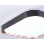 FZ1265 BK/PGD черный/золото розовое 18W 5000K 250*250*60 (Без ПДУ)