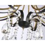 Подвесная люстра с хрусталем TR4953/8 BK/GD/CL Ambrella light