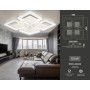 Потолочный светильник с пультом FA4283/4+4 WH ACRYLICA Original 100W