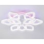 Потолочный светодиодный светильник с RGB подсветкой и пультом<br />FA3929/6+3 WH белый 180W (ПДУ РАДИО 2.4G)