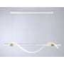 FL5002 WH/GD белый/золото 4200K 12W 1000*60*1200 (без ПДУ)