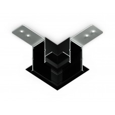 GL1040 BK черный коннектор угловой для встраиваемого шинопровода Magnetic 220V 80*80*47