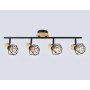 TR8754/4 BK/WD черный/дерево IP20 E27/4 615*115*200