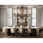 Подвесная люстра с хрусталем TR4953/8 BK/GD/CL Ambrella light