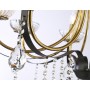 Подвесная люстра с хрусталем TR4953/8 BK/GD/CL Ambrella light
