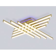 FL6263 GD золото 115W 3000K-6400K+RGB 810*810*130 (ПДУ ИК)