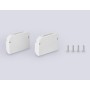 GL1061 WH белый заглушка демпферная для шинопровода в натяжной потолок Magnetic 220V 64.5*51*16 (2шт)