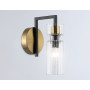 LH56119 BK/BS/CL черный/латунь/прозрачный E14 max 40W 150*100*210