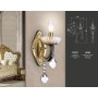 Настенный светильник с хрусталем TR4954 BK/GD/CL Ambrella light