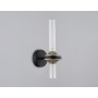 LH55355/2 BK/CGD/CL черный/золото/прозрачный G9/2 max 30W 150*100*320