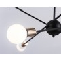 TR80435/6 BK/GD черный/золото E27/6 max 60W D950*730