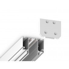 GL1061 WH белый заглушка демпферная для шинопровода в натяжной потолок Magnetic 220V 64.5*51*16 (2шт)