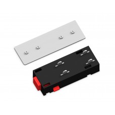 GL1106 BK черный коннектор питания с соединителем для шинопровода Magnetic 220V 68*28.5*18