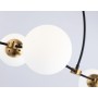 TR2555/6 BK/SB черный/бронза E27/6 max 60W 1160*600*450