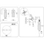 LH56119 BK/BS/CL черный/латунь/прозрачный E14 max 40W 150*100*210
