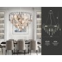 Подвесная люстра с хрусталем TR5255/8 Traditional