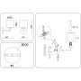 LH56015 BS/FR латунь/белый матовый E14 max 40W 190*120*220