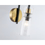 LH56119 BK/BS/CL черный/латунь/прозрачный E14 max 40W 150*100*210