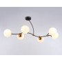 TR2555/6 BK/SB черный/бронза E27/6 max 60W 1160*600*450