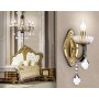 Настенный светильник с хрусталем TR4954 BK/GD/CL Ambrella light