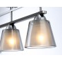 TR303235/3 BK/CH/SM/FR черный/хром/дымчатый/белый матовый E27*3 max 60W 550*120*250