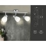 Настенно-потолочный спот TR3965/3 CH/FR хром/белый матовый