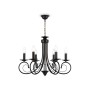 TR9612/6 BK черный E14/6 max 40W D560*650