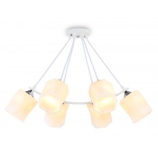 TR303159/6 WH/CH/FR белый/хром/белый матовый E27/6 max 40W D670*410