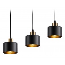 TR8118/3 BK/BS черный/латунь E27*3 max 40W 580*120*970