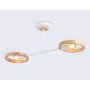 TR8243/2 WH/LWD белый/светлое дерево E27/2 max 40W 590*165*220