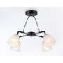 TR303293/4 BK/CH/FR черный/хром/белый матовый E27*4 max 60W D590*380