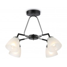 TR303293/4 BK/CH/FR черный/хром/белый матовый E27*4 max 60W D590*380