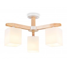 TR83115/3 WH/LW белый/светлое дерево E27/3 max 40W D580*320