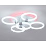 FA3841/4+1 WH белый 70W 3000K-6400K+RGB D538*115 (ПДУ РАДИО 2.4G)