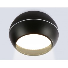 TN6638 BK черный IP44 GX53 D90*72