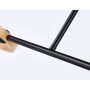 TR8244/2 BK/LWD черный/светлое дерево E27/2 max 40W 590*165*220
