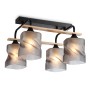 TR3033249/4 BK/WD черный/дерево E27/4 max 60W 340*340*245