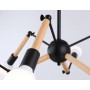 TR80488/6 BK/LW черный/светлое дерево E27/6 max 60W D930*510