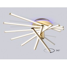 FL6244 GD золото 125W 3000K-6400K+RGB 900*750*230 (ПДУ ИК)