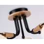 TR4733/5 BK/LWD черный/светлое дерево E27/5 max 40W D610*270