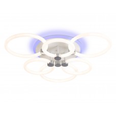 FA3844/3+3 WH белый 102W 3000K-6400K+RGB D670*115 (ПДУ РАДИО 2.4G)