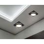 TN52422 BK/FR черный/белый матовый GX53 max 12W 105*105*45