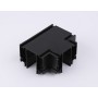 GL1044 BK черный коннектор Т-образный для корпуса в натяжной потолок Magnetic 220V 140*100*61