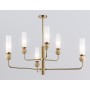 LH53251/6 BS/FR латунь/белый матовый E14*6 max 40W D1050*1445