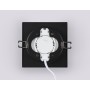 TN52422 BK/FR черный/белый матовый GX53 max 12W 105*105*45