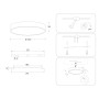 FV5521 BK черный LED 26W 3000K D220*58 (Без ПДУ)