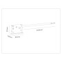 GL2025 BK черный IP20 48V 45*10*37