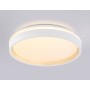 FZ601 WH/GD белый/золото IP20 46W 3000K-6500K+RGB D390*80 (ПДУ ИК)