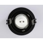 TN102756 BK черный IP20 GU5.3 D98*32