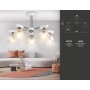 Потолочная люстра TR9093/5 WH/CH Ambrella light
